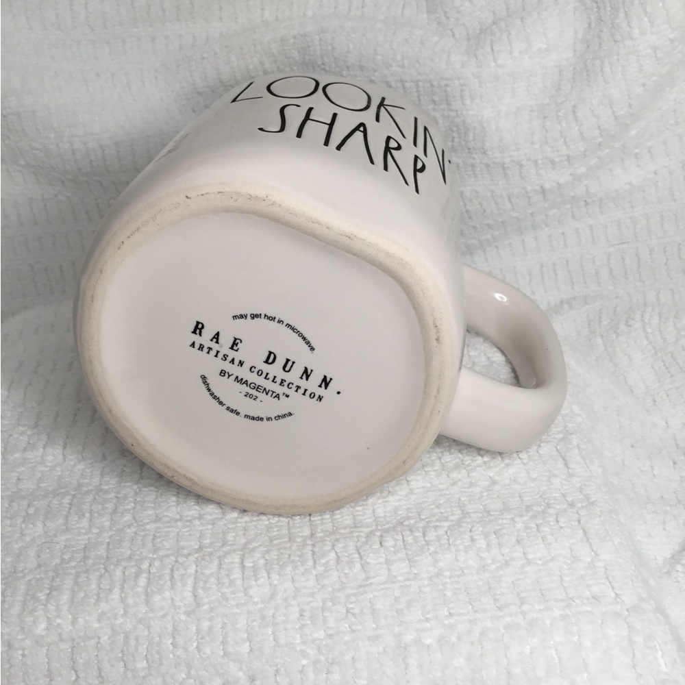 Rae Dunn Mug Lookin Sharp White Ceramic Mug Choose a Mug Rug Match a Mug Option - Picture 3 of 9